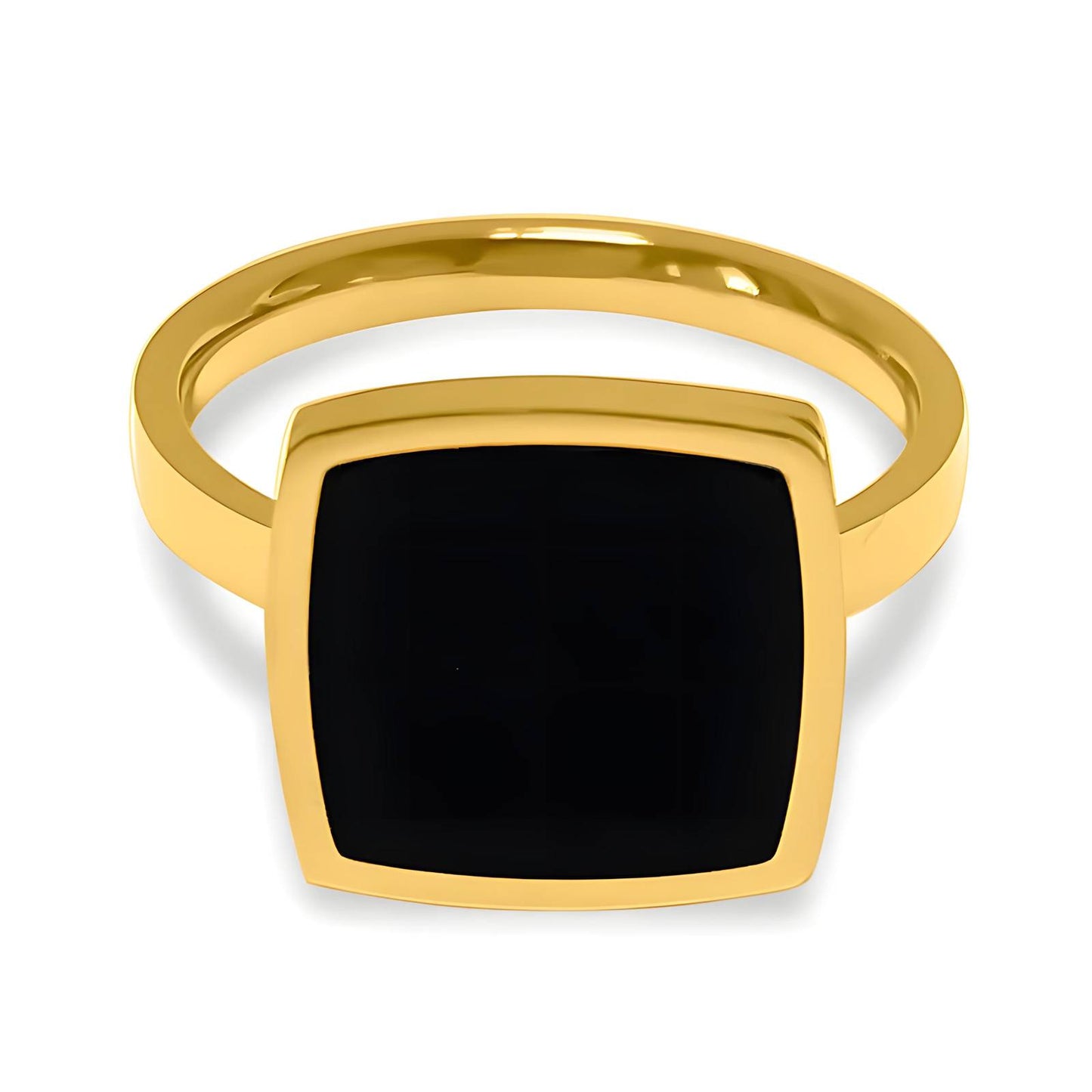 Noir Luxe Square Ring