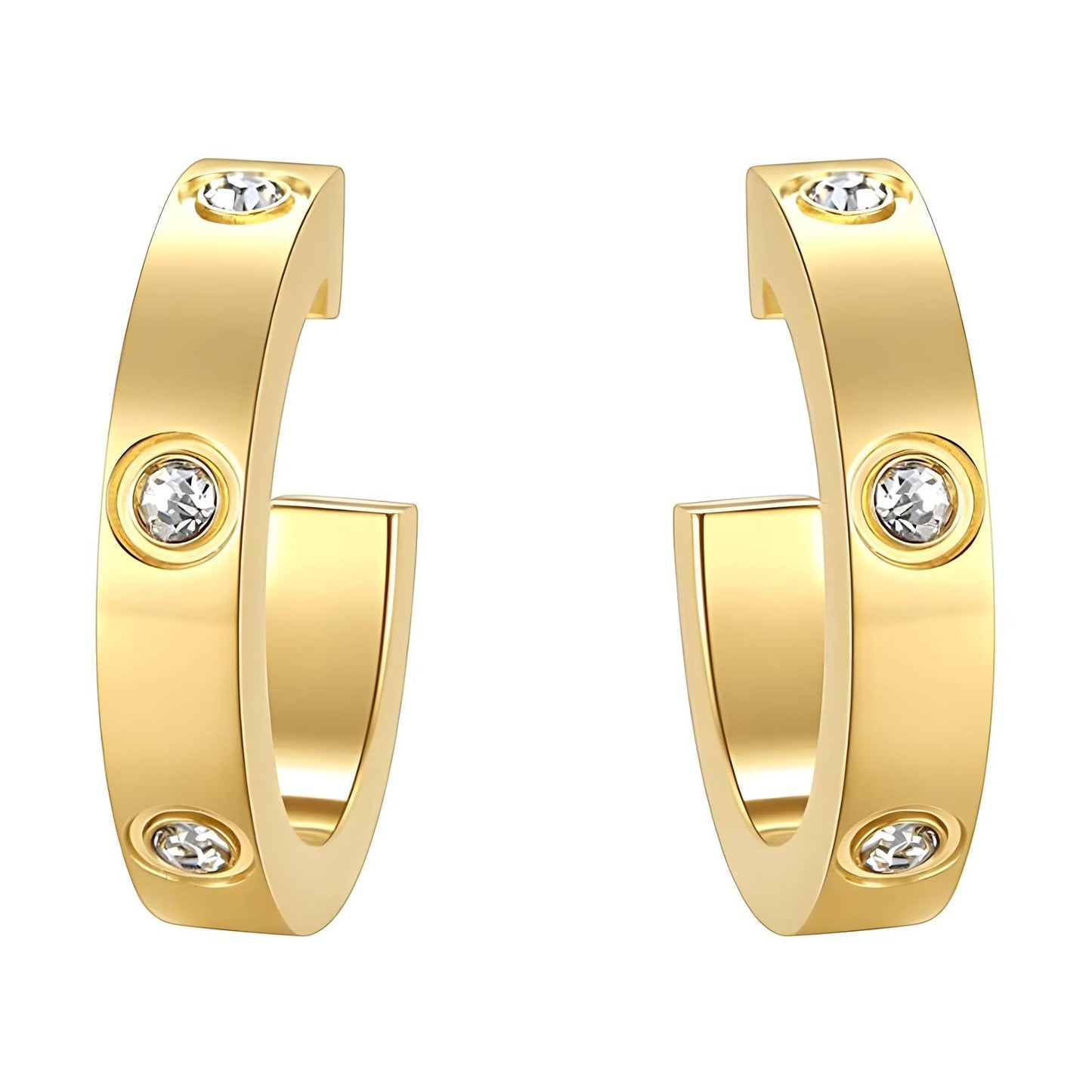 Luxe Carter Eternity Hoops