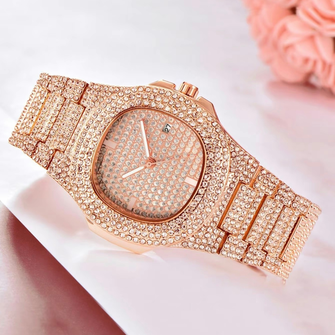 Rose Gold Glamour Watch