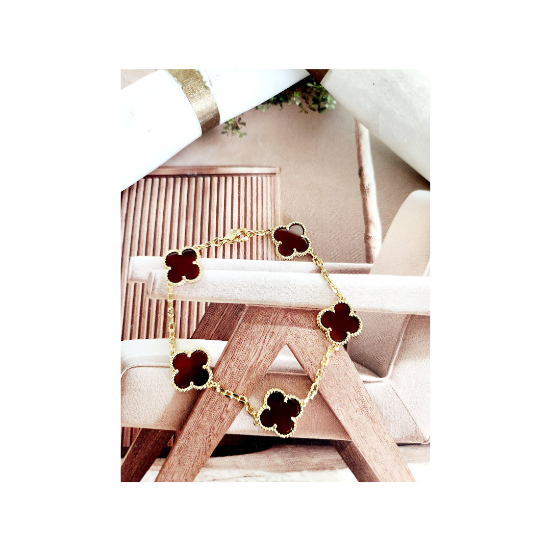 Chloé’s Crimson Bloom Bracelet