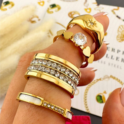 Triple Luxe Eternity Band