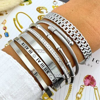 Luxe Golden Bamboo Bangle