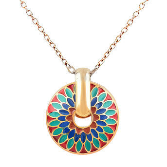 Island Bloom Medallion Necklace