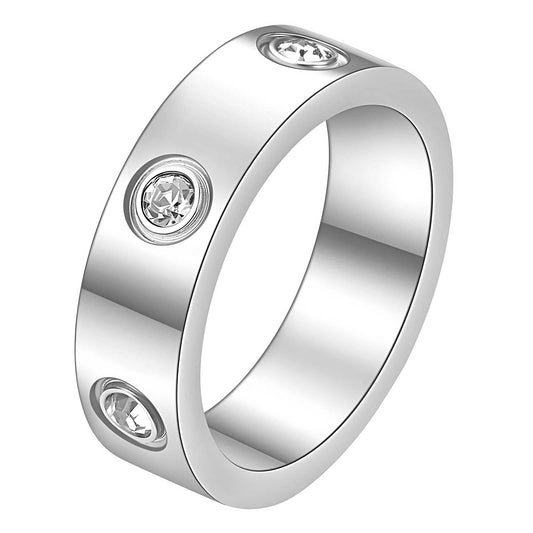 Luxe Carter White Gold Eternity Band